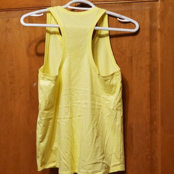Burton retro yellow relaxed fit racer back tank top size XS - Picture 4 of 5